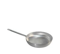 Sicignano - Poêle à pâtes pour plan à gaz électrique, 28 cm, aluminium, manche en métal, épaisseur 1,5 à 2 mm, fabriquée en Italie - Poêle pour mantecare sauter pâtes