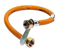 Sicignano | Tuyau flexible GPL, orange, F/F, classe 2 - gaz propane butane liquide - raccord pour tuyau flexible conforme à EN16436-1 - avec clé, 20 x 14 mm, pression maximale 10 bar (50 cm)