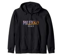 Sicile Italie côte méditerranéenne à l'intérieur de Palerme Texte en gras Sweat à Capuche
