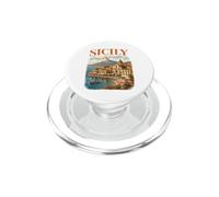 Sicile Italie Mont Etna Méditerranéenne Voyage Italien PopSockets PopGrip pour MagSafe