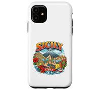 Sicile Italie Trinacria Symbole île Italienne Souvenir de Voyage Coque pour iPhone 11