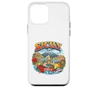 Sicile Italie Trinacria Symbole île Italienne Souvenir de Voyage Coque pour iPhone 12 Mini
