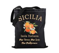 Sicile Oranges Sac fourre-tout Sicile Isola Italiana Sac fourre-tout de voyage Sac fourre-tout Italie Cadeau d'amant Oranges (SICILIA Isola tb)