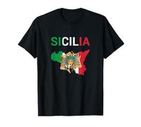 Sicile Sicilia Italie Île de Palerme Italien T-Shirt