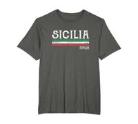 Sicile Sicilien Italie Drapeau Italien Souvenirs T-Shirt