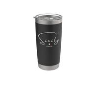 Sicile Sud Italie Gobelet isotherme en acier inoxydable double paroi