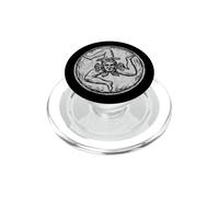 Sicile Trinacria Medusa Heritage Italien Graphique Vintage PopSockets PopGrip pour MagSafe