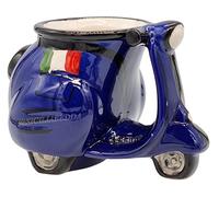 sicilia bedda - Tasse 3D Scooter - 100 % céramique - h 9,5 cm x l 15 cm (bleu)