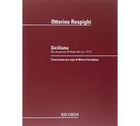 Siciliana (Da Un Pezzo Di Liuto Del Sec. Xvi)