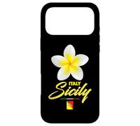 Sicily Italy Tropical Flower Yellow Frangipani Aesthetic Art Coque pour iPhone 17 Pro Max