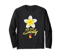 Sicily Italy Tropical Flower Yellow Frangipani Aesthetic Art Manche Longue
