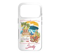 Sicily Sign I Love Sicily, Sicily Italy Illustration Graphic Coque pour iPhone 17 Pro
