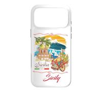 Sicily Sign I Love Sicily, Sicily Italy Illustration Graphic Coque pour iPhone 17 Pro Max