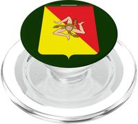 Sicily Sign I Love Sicily, Sicily Italy Illustration Graphic PopSockets PopGrip pour MagSafe