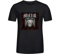 Sick of It All Death to Tyrants Shirts 100 Cotton Men Round Neck Black 3XL