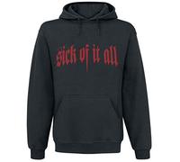 Sick Of It All Eagle Sweat-Shirt à Capuche Noir S