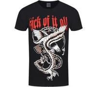 Sick Of It All T-Shirt Eagle Homme Noir - Taille S Noir G