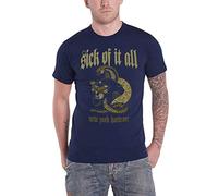 Sick Of It All T Shirt Panther Band Logo Nouveau York Hardcore Officiel Homme Size M