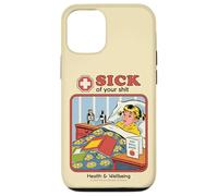 Sick of Your Shit Sarcastic Retro Vintage Funny Adult Humor Coque pour iPhone 12/12 Pro