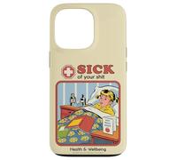 Sick of Your Shit Sarcastic Retro Vintage Funny Adult Humor Coque pour iPhone 13 Pro