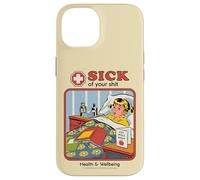 Sick of Your Shit Sarcastic Retro Vintage Funny Adult Humor Coque pour iPhone 14