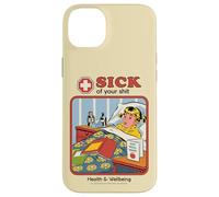 Sick of Your Shit Sarcastic Retro Vintage Funny Adult Humor Coque pour iPhone 14 Plus