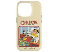 Sick of Your Shit Sarcastic Retro Vintage Funny Adult Humor Coque pour iPhone 14 Pro