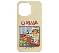 Sick of Your Shit Sarcastic Retro Vintage Funny Adult Humor Coque pour iPhone 14 Pro Max