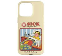 Sick of Your Shit Sarcastic Retro Vintage Funny Adult Humor Coque pour iPhone 15 Pro Max