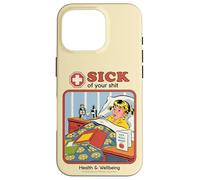 Sick of Your Shit Sarcastic Retro Vintage Funny Adult Humor Coque pour iPhone 16 Pro