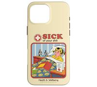 Sick of Your Shit Sarcastic Retro Vintage Funny Adult Humor Coque pour iPhone 16 Pro Max