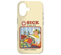 Sick of Your Shit Sarcastic Retro Vintage Funny Adult Humor Coque pour iPhone 17