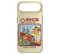 Sick of Your Shit Sarcastic Retro Vintage Funny Adult Humor Coque pour iPhone Air