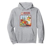 Sick of Your Shit Sarcastic Retro Vintage Funny Adult Humor Sweat à Capuche