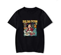 Sick Sad Fiction T Shirt Black XL