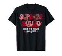 Sickle Cell Warrior Groovy Support Squad Anémie falciforme T-Shirt