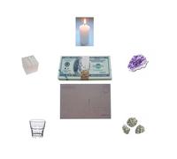 SICODA Kit Feng Shui 7 en 1 à cinq éléments avec argent ancestral et carte postale, honorer les ancêtres, prier pour la richesse et la bonne fortune