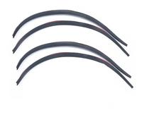SICOTTON pour C&hevrolet pour Cruze pour Malibu pour Tahoe pour Suburban Kit De Carrosserie Garniture Fender Flare Wheel Eyebrow Anti-Rayures Strip Lip Stickers(4pcs Carbon Fiber)
