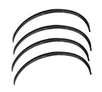 SICOTTON pour C&hevrolet pour Cruze pour Malibu pour Tahoe pour Suburban Kit De Carrosserie Garniture Fender Flare Wheel Eyebrow Anti-Rayures Strip Lip Stickers(4pcs Black)