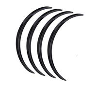 SICOTTON pour C&hevrolet pour Cruze pour Malibu pour Tahoe pour Suburban Roue Sourcils Arche Fender Flares Cover Trim(Glossy Black)