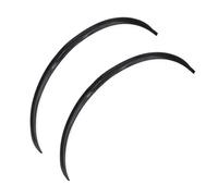 SICOTTON pour Hyundai Ix35 pour Santa Fe pour Tucson pour Sonata pour Elantra Fender Flare Wheel Eyebrow Bande Anti-Rayures Autocollants pour Lèvres(2 PCS Noir)