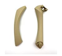 SICOTTON Pour Série 3 E90 E91 51417230850 51419150335 51419150340 Panneau De Poignée De Porte Intérieure Tirer Revêtement D'habillage(Beige(1 the left))