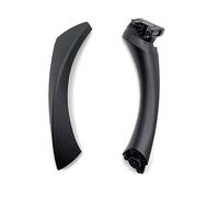 SICOTTON Pour Série 3 E90 E91 51417230850 51419150335 51419150340 Panneau De Poignée De Porte Intérieure Tirer Revêtement D'habillage(Black(1 the left))