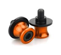 SICOTTON Protection Contre Chutes Moto Bobines De Bras Oscillant De Moto Vis De Support Arrière Curseurs pour Kawasaki ER-6N ER6N 2006-2013 2014 2015 2016 Curseur Cadre(Orange)