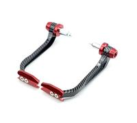 SICOTTON Protège-Mains Guidon Moto Protection Contre Les Chutes pour Honnet MSX125 CB500X NC750X CB500X CB75 pour CRF 1100L pour African Twin Protège-Mains De Guidon(Carbon Red)