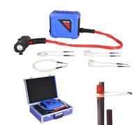 SICWEDIM Kit de chauffage à induction portable sans flamme, kit de chauffage magnétique à induction, pour enlever les écrous, boulons, roulements, boulons, outil de chauffage, avec 4 bobines et boîte