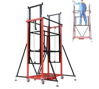 SICWEDIM Plate-forme d'échafaudage électrique mobile, table élévatrice d'échafaudage, ascenseur multifonction pliable, charge maximale de 300 kg, plate-forme de travail surélevée avec télécommande (4