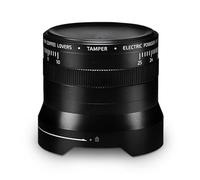 SICWEDIM Tamper à expresso électrique, marteau à poudre de café, avec 16 niveaux de pression réglables (10-25 kg), pression automatique, pour porte-filtre de 58 mm, cafés à la maison (noir)