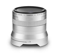 SICWEDIM Tamper à expresso électrique, marteau à poudre de café, avec 16 niveaux de pression réglables (10-25 kg), presse automatique, pour porte-filtre de 58 mm, cafés maison (argent)
