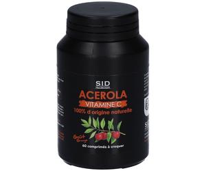 SID Nutrition - Acérola Vitamine C Comprimé(S) À Croquer 60 pc(s)